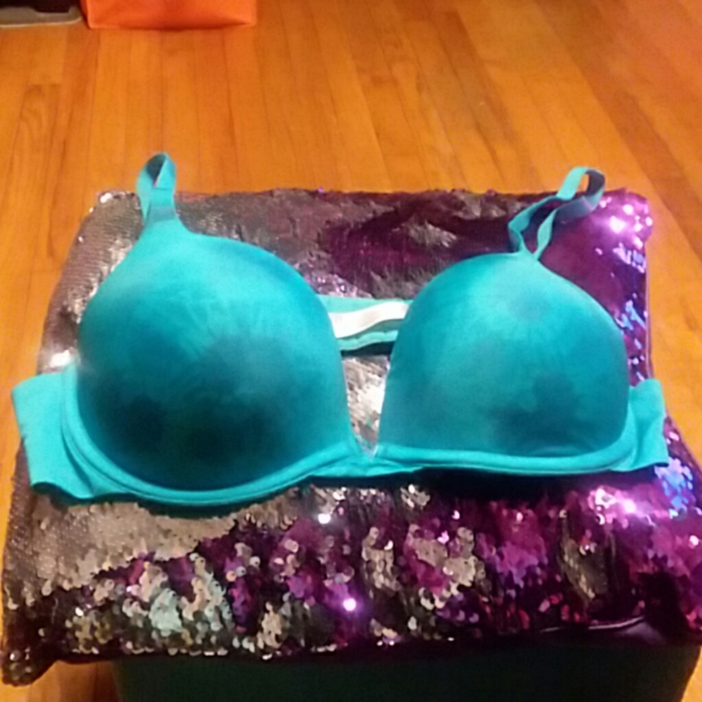 Tie dye print push up bra